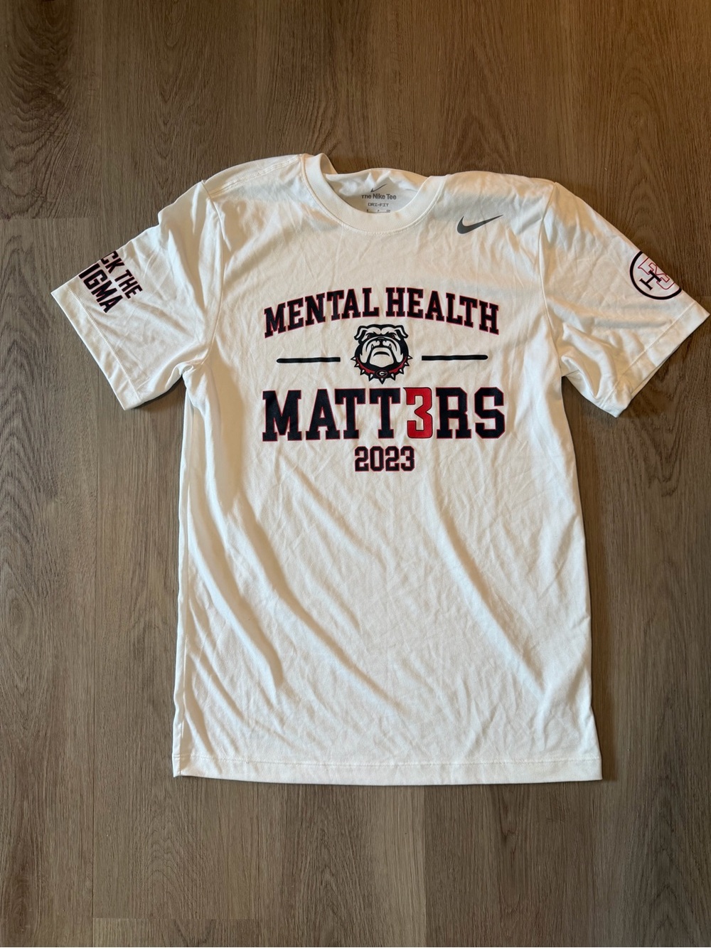 Nike White 'Mental Health MATT3RS 2023' Short Sleeve Tee PE